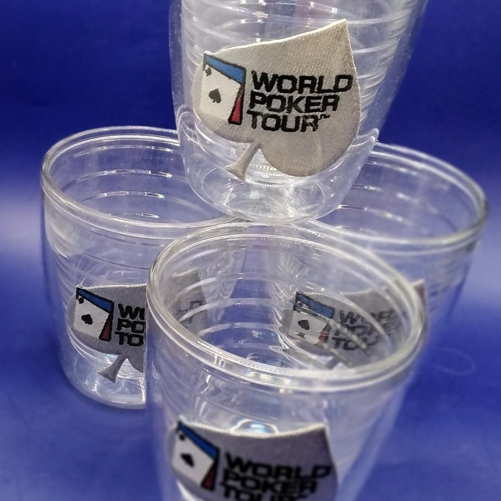 Tervis Tumbler World Poker Tour Set of 4 Tumblers